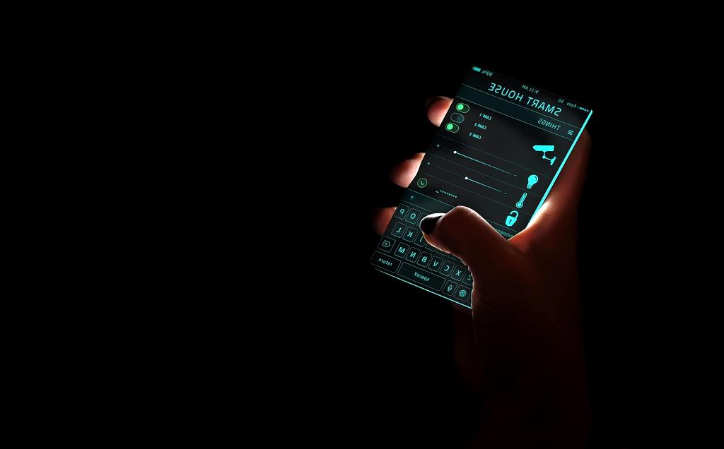 Quantum home control panel with advanced settings